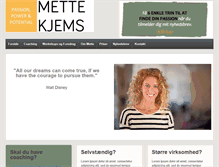 Tablet Screenshot of mettekjems.com